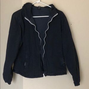 Navy windbreaker